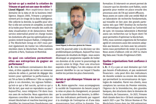 Interview TRIMANE | Le Figaro Partners du 18 mars 2022